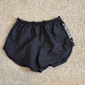 Gymshark Women's Athletic Black Shorts